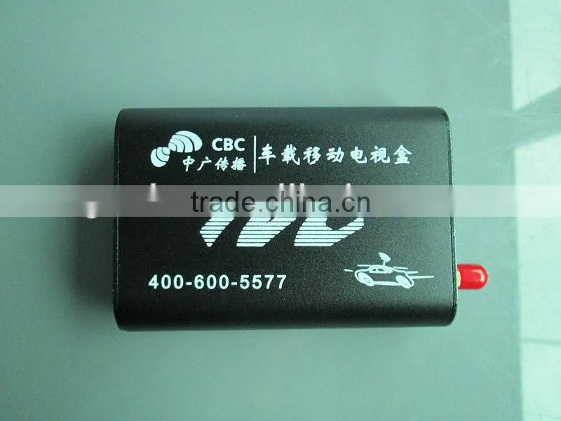 mobile car digital tv receiver box Black color
