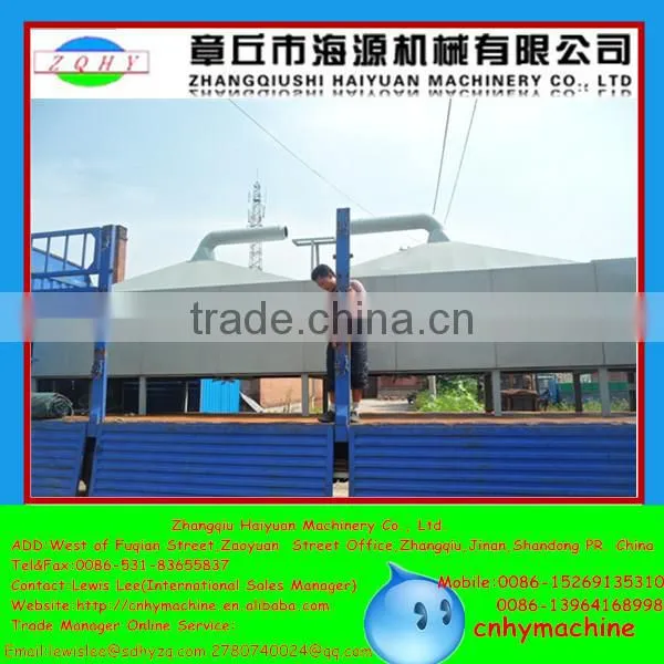 Zhangqiu Haiyuan snack food double extruder machine with CE/ISO Certificate