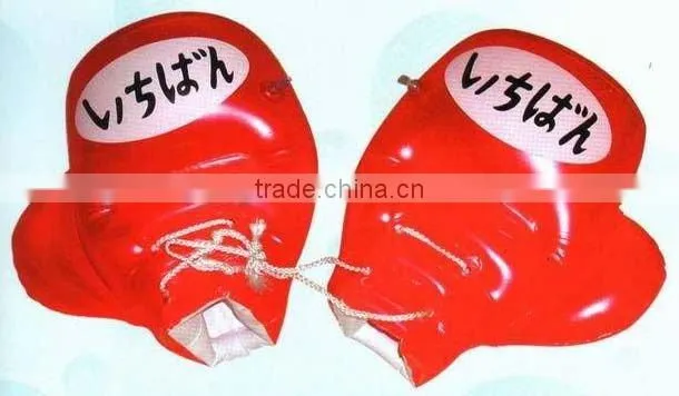 PVC inflatable punching bag PVC inflatable boxing gloves