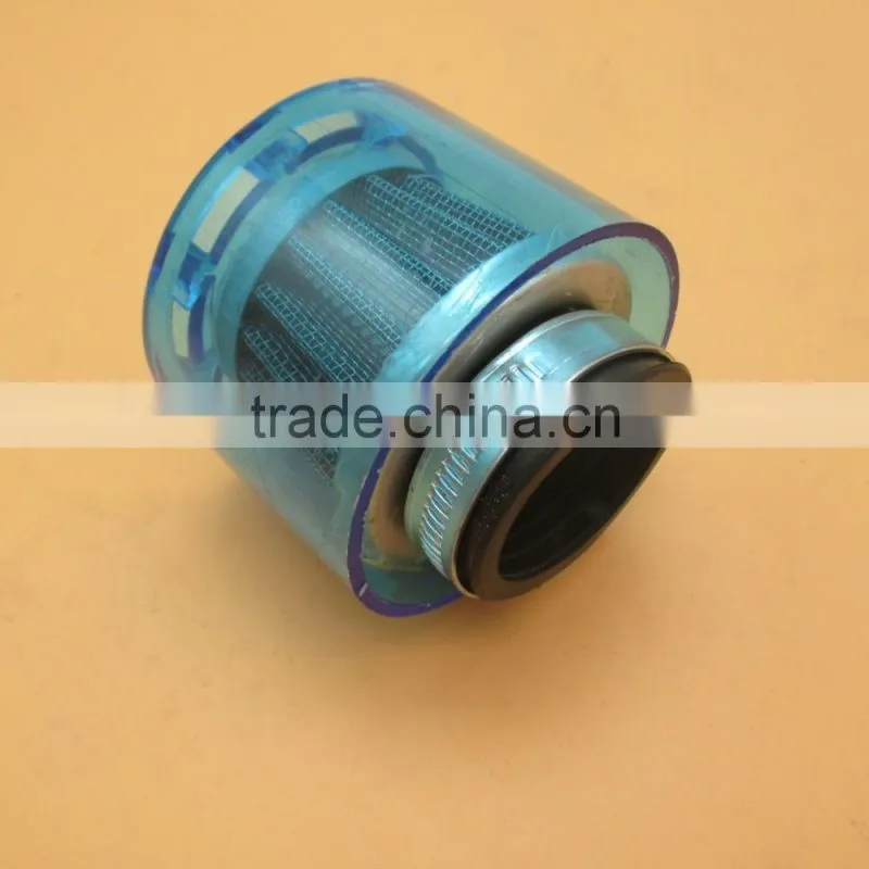 Air Filter 35mm Straight For Shielded Cone Chinese Scooter 4 Stroke 50cc Blue