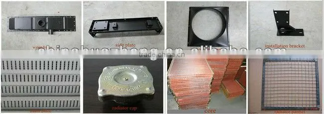 Good price car radiator core assembly for MTZ farming tractor
