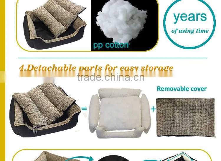 Pet luxury dog cushion bed