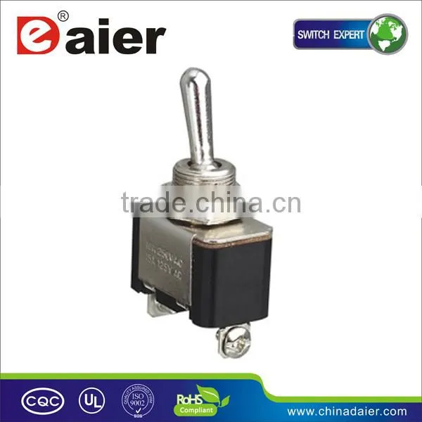 KN3(D)-101 ON-OFF machine spring return toggle switch