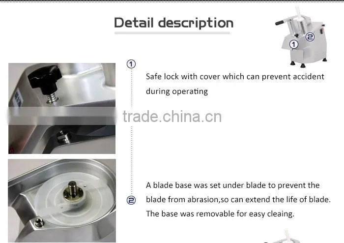 Electric Commercial Multifunctional Fruit Cutting Machine(INEO are professional on commercial kitchen project)