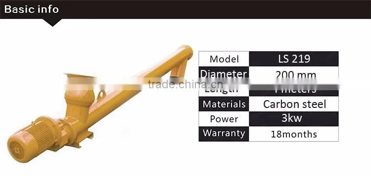 Tubular screw conveyor