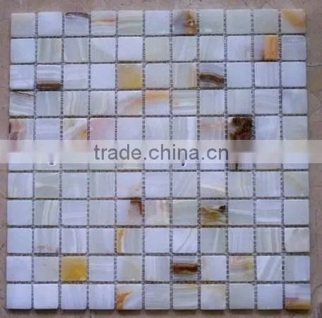 The most beautiful& best quality WHITE ONYX MOSAIC TILES COLLECTIONS