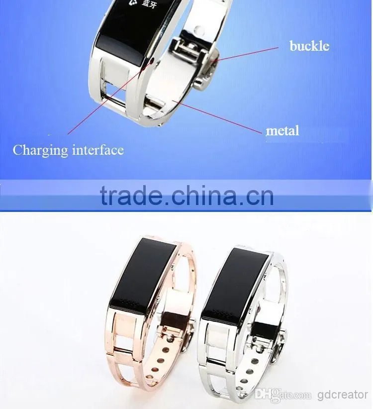 Ladies charm bluetooth fashion bracelet smart watch, for apple watch band