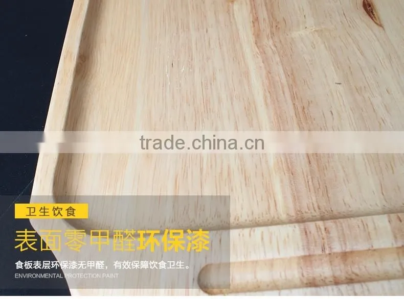 Custom Cute Shape Bamboo Wood Cheese Cutting Board With Handle