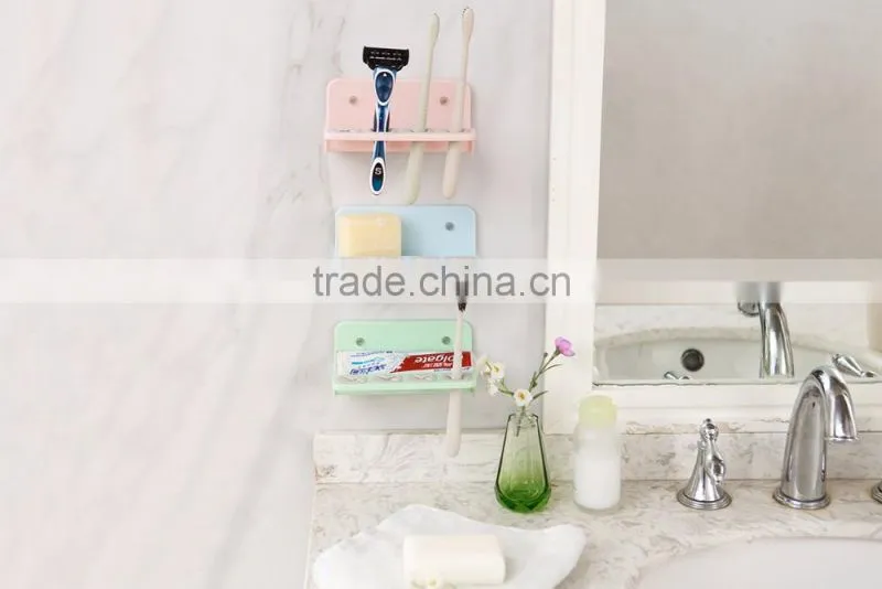 Sucker toothbrush rack