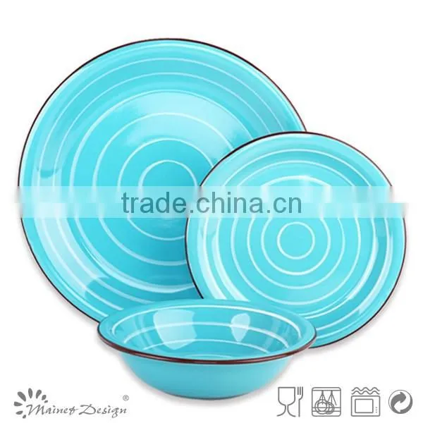 cheap stoneware round ceramic soup bowl