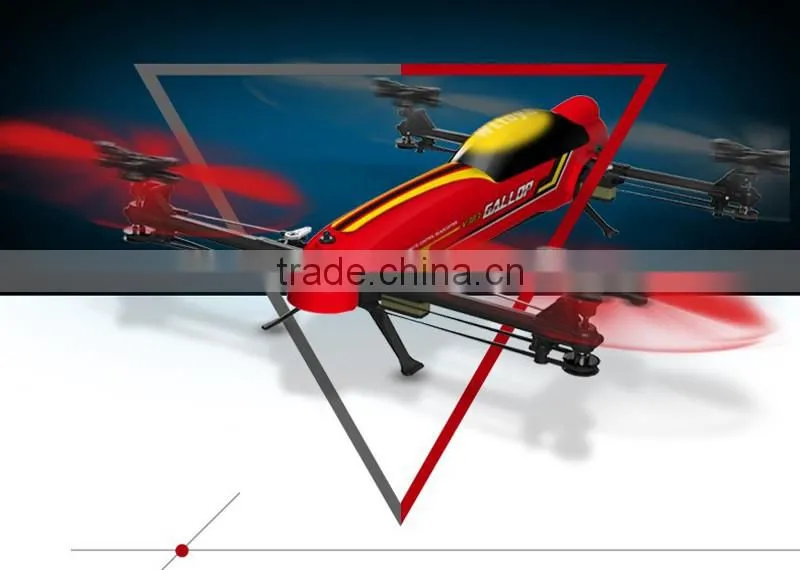 WLtoys V383 3D 2.4G 6CH 500 Electric Stunt Action Led Slingshot Helicopter ,Waterproof Quadcopter Mariner
