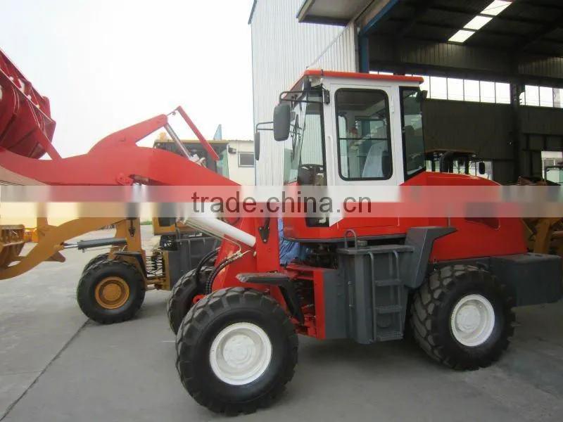 zl18 1.8ton broom wheel loader machine with ce