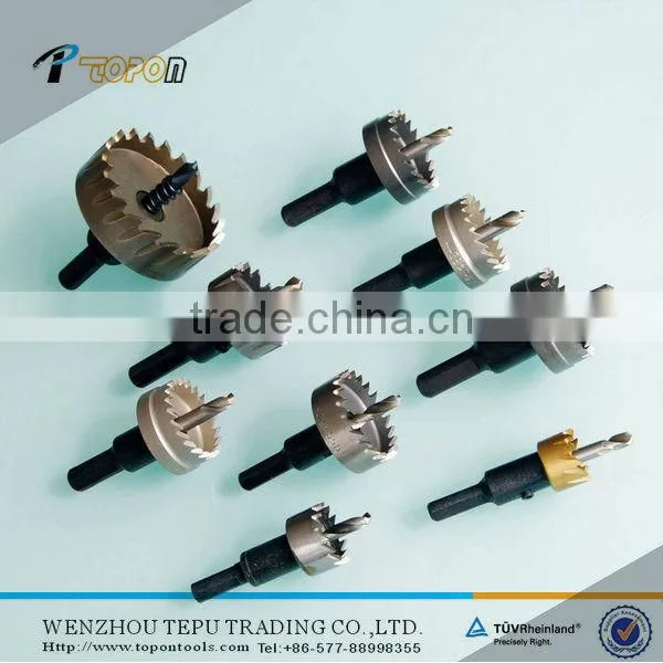 Hole saw HSS Titanium coated