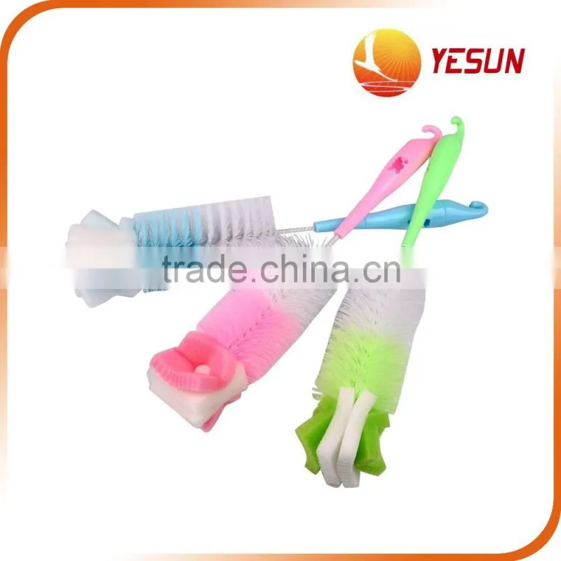 Cleaning Brush with Sponge , Bottle Cleaning Brush