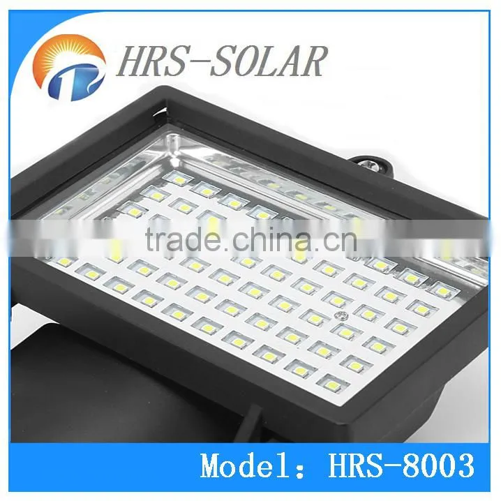Motion Sensor Solar Power 60 White LED PIR Light Home Garden Security Led Flood Light