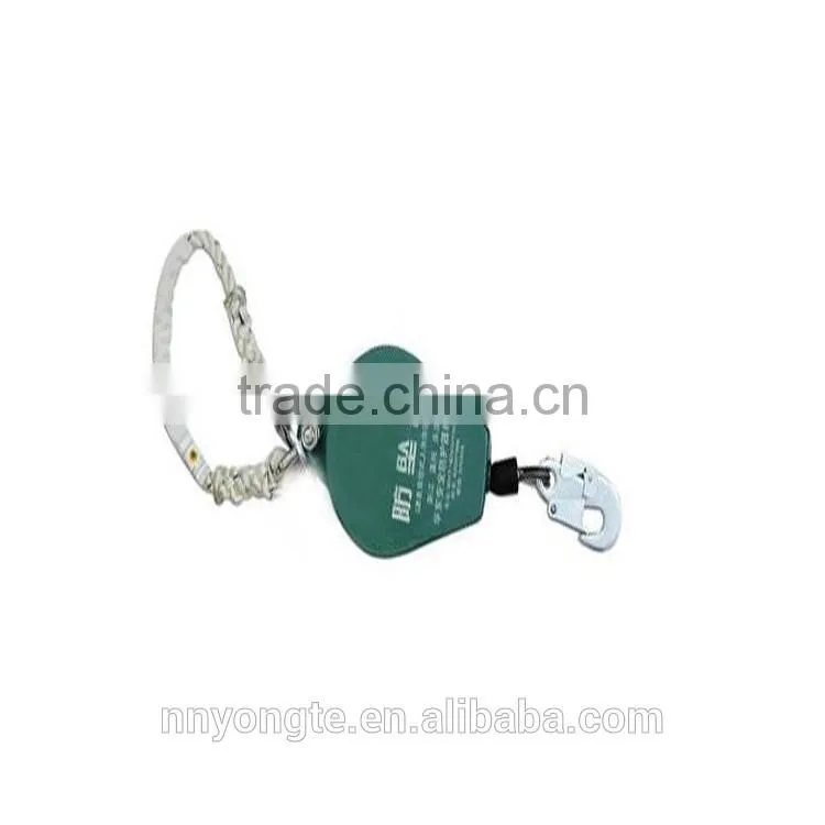 Steel salf wire rope retractable fall arrester