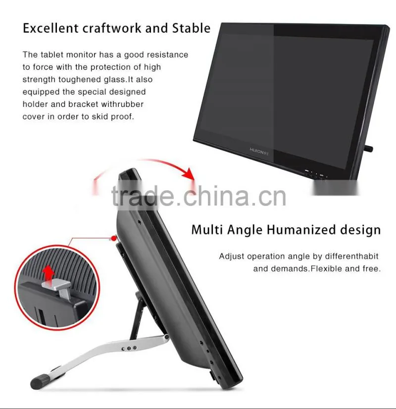 Huion GT-190 pen display graphic drawing tablet monitor