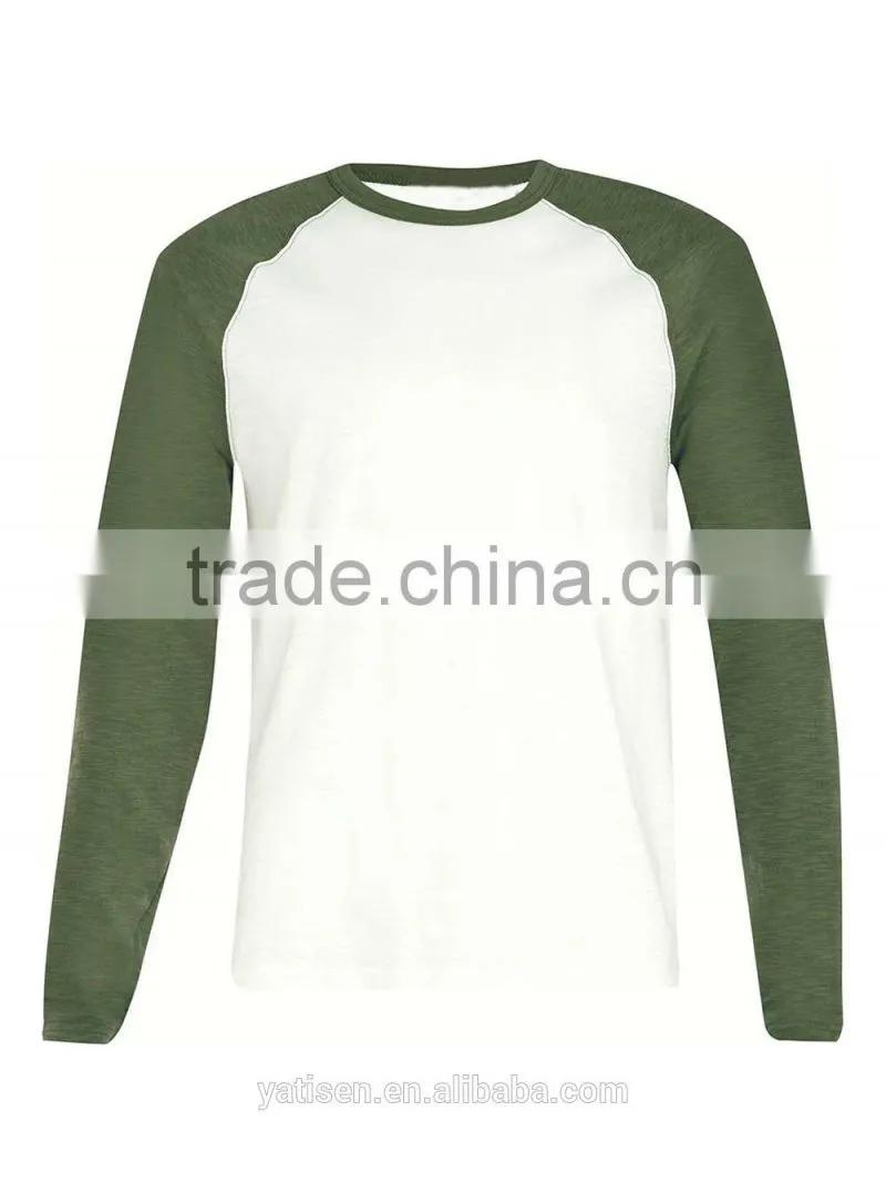 Wholesale men's t shirt Custom Fitness Apparel 2015 Fashionable Long Sleeves Men T Shirt