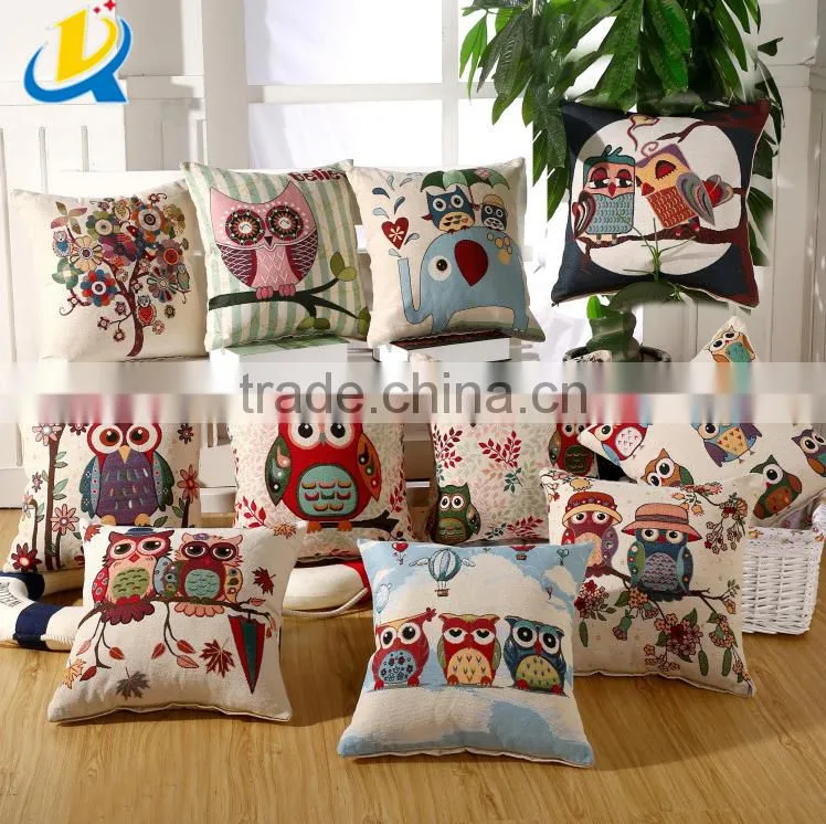decorative throw owl pillows bulk pillow cases cushion cover