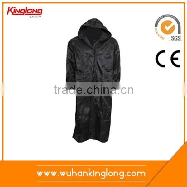 Wholesale plastic foldable rain jacket in high quality
