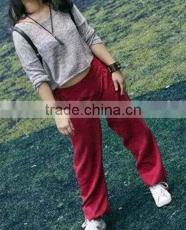chinse factory fashion women jogger pants