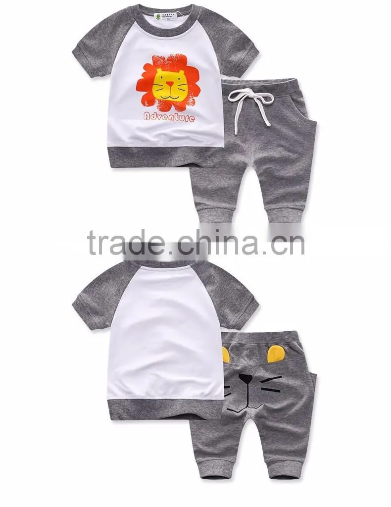 Wholesale boutique children clothing set, designer baby girl clothes, cheap kids outfit