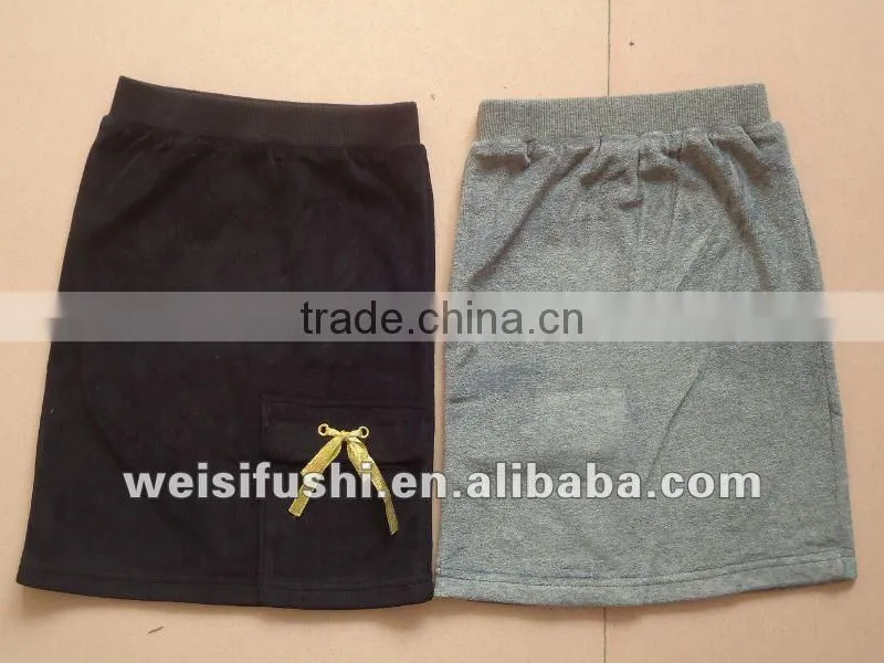 Girls Winter Velour Skirts Dresses