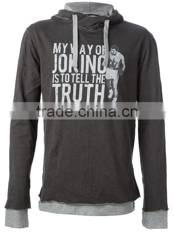 Cheap china manufacture custom printed hoodie
