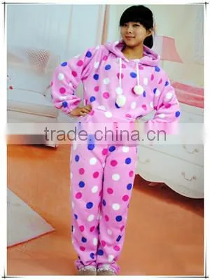 100% Polyester Printed Coral Fleece Girl's Pajamas/ Sleepwear / Dressing Gow