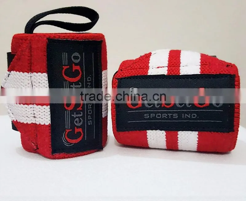 2016 Custom Weight lifting Fitness Wrist Wraps