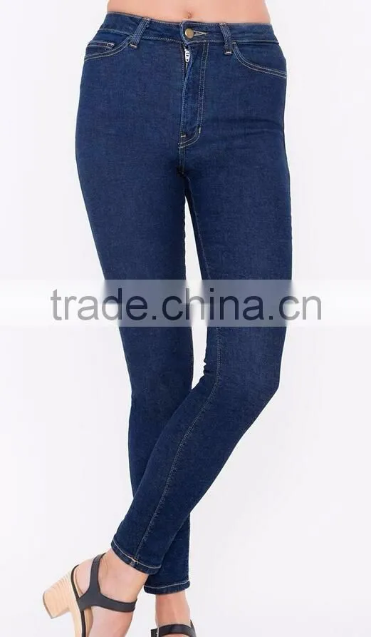 Ruawaylover New Style Ladies 2017 Fashion High Waisted Denim Jeans