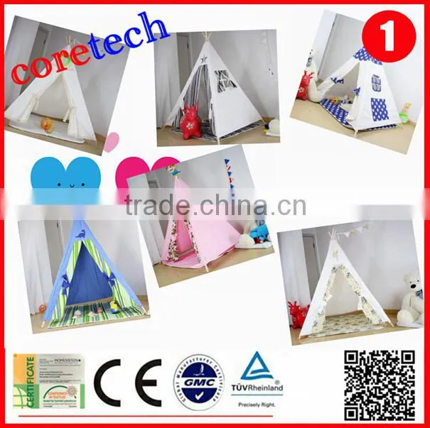 Eco friendly wood canvas tipi tent, tents