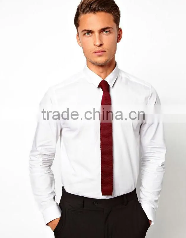 squared ends knitted tie
