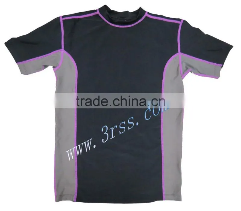 quick dry custom women rash guard