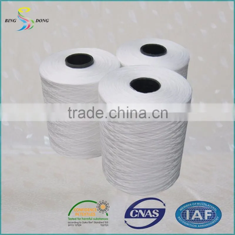 42s/2 42s/3 raw white plastic tube sewing use 100% virgin spun polyester yarn