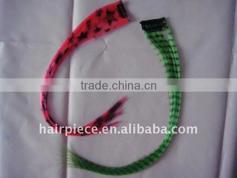 pink hair extension clip, clip in synthetic hair extensions