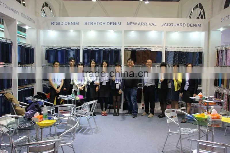 Denim stocklot men's suit fabric/Foshan Supplier stretch jean fabric