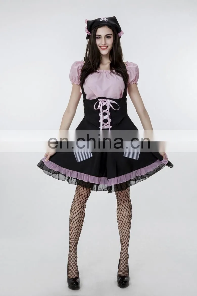 wholesale party fancy girl pirate costume