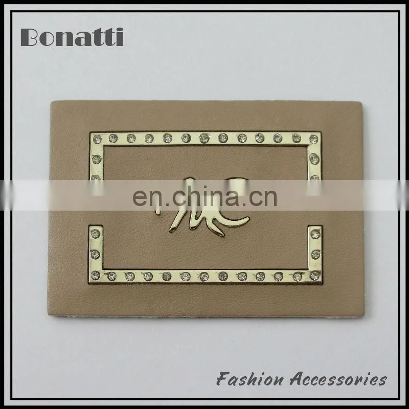 2013 cheap customed high quality garment leather label for jeans