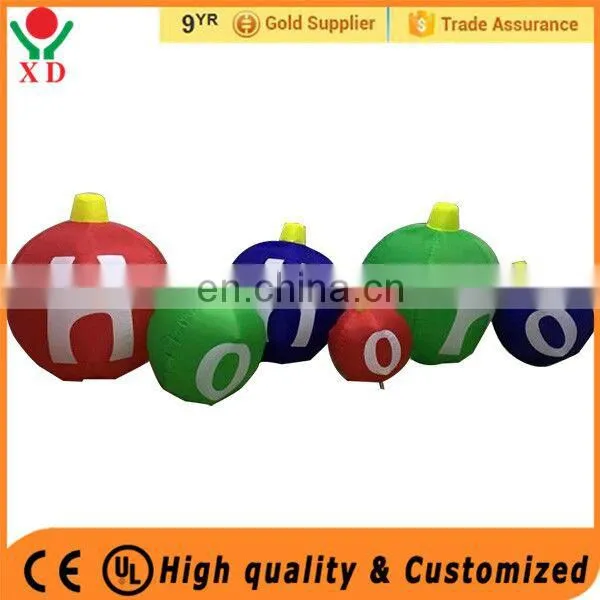2017 Hot Sale christmas ornaments christmas decoration with light christmas decoration balls