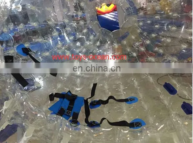 Fashion and quality young pvc inflatable human size roller balls