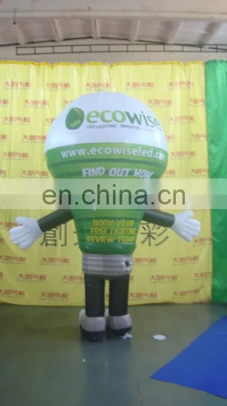 printed popular inflatable ball costume, inflatable costume balloon