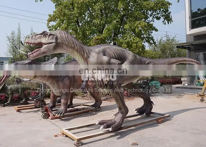 Handmade Dinosaur Model Outdoor Fiberglass Dinosaur Statue
