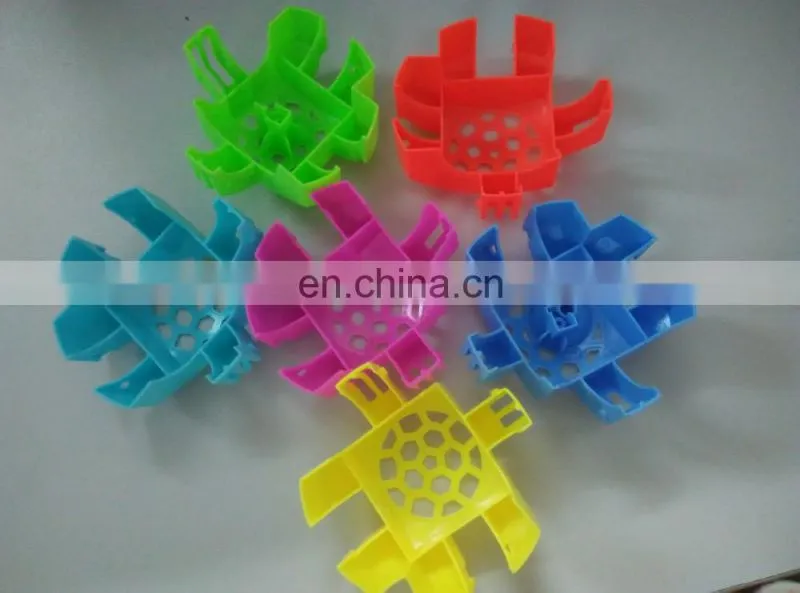 7PCS block juggling assembled 12.5CM flashing light glow music jumping ball promotion toys EN71