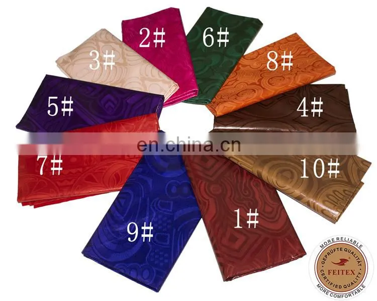 2017 Latest Design Guinea Brocade Dresses 100% cotton fabric for party