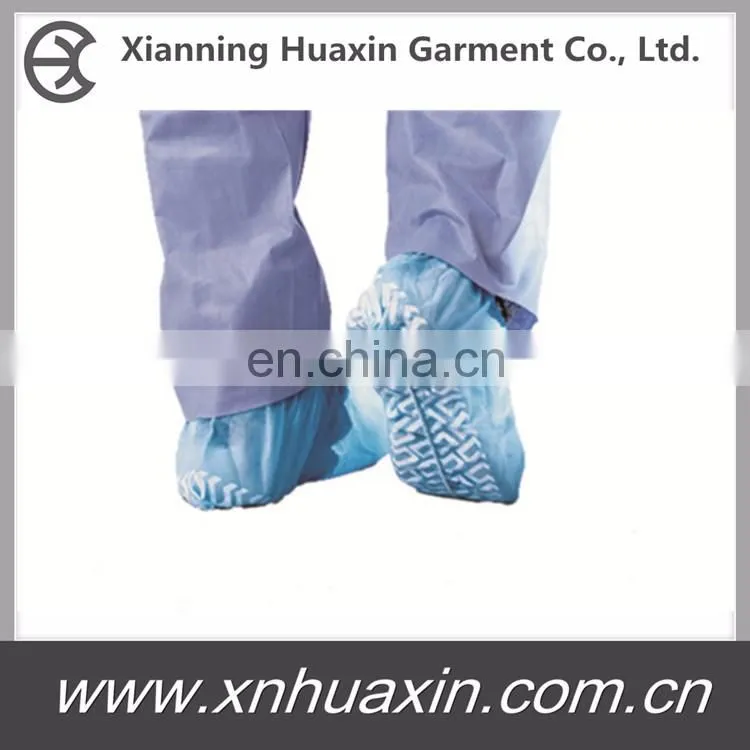 Dust Proof Nonwoven PP Shoecover with Embossed Sole