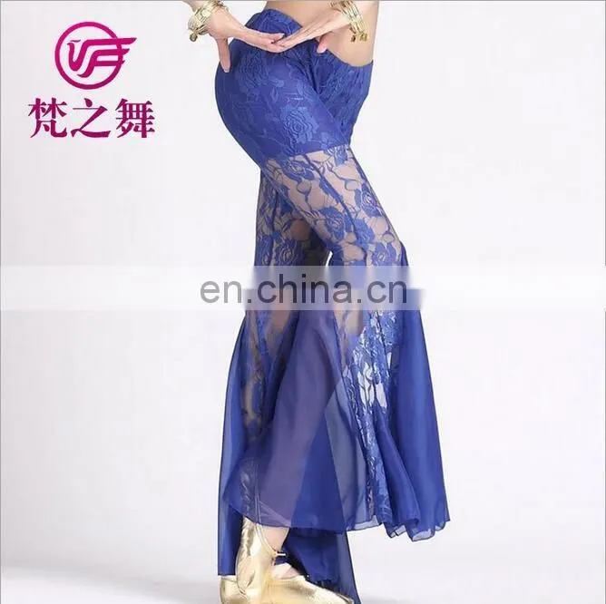 Egyptian professional belly dance lace pants for sale K-4004#