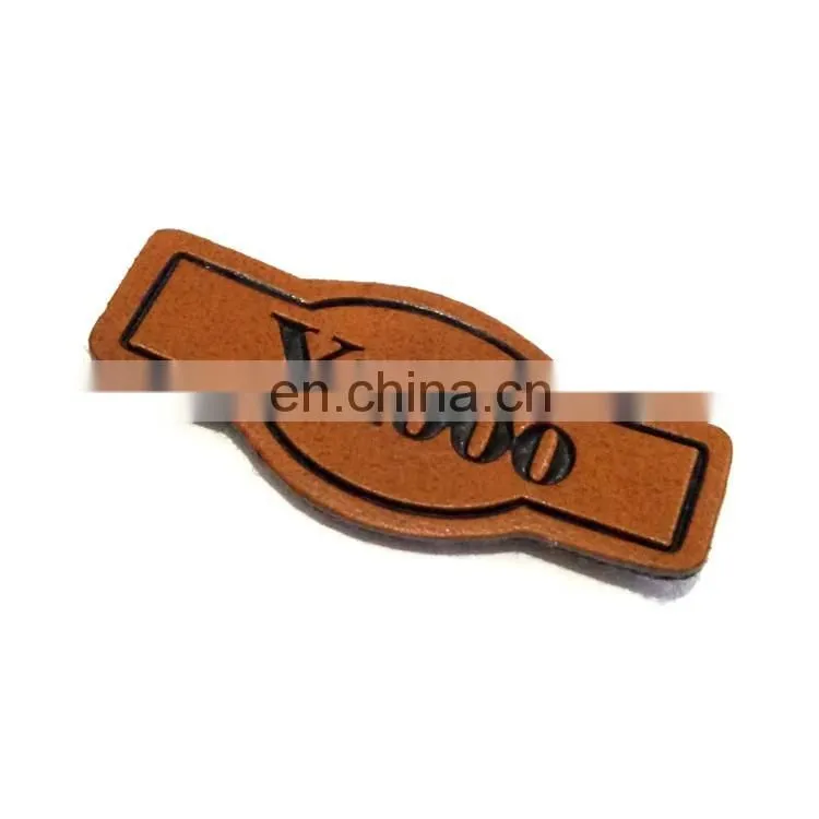 customized leather clothing labels leather patches, leather labels with customized jeans leather patch