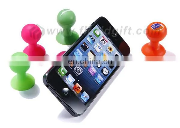 Welcome small order cheap silicone magnetic mobile phone stand holder