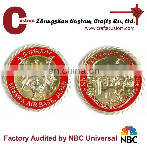 Professional coin making die casting custom Zinc alloy coin for sale/challenge coin/metal coin